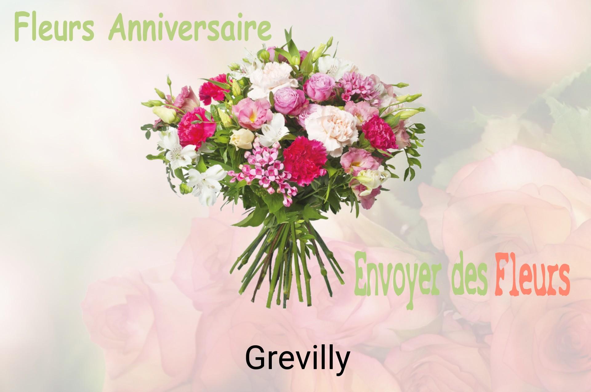 Bouquet de fleurs d’anniversaire livré à Grevilly